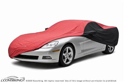 06-13 Z06/ZR1/GS Coverking Two-Tone Stormproof Car Cover Car Cover Color: Red-Black