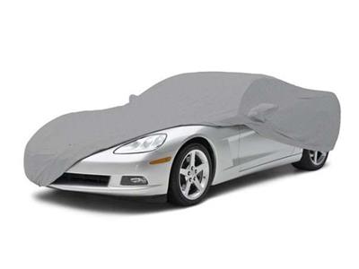 10-13 Car Cover - Mosom Plus Gray Grand Sport Coupe With Embroidered Logos