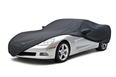 2010-2013 Car Cover Black Stormproof Grand Sport Coupe C6 Embroidered Logo