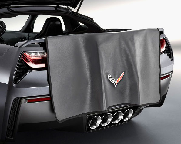 2014-2019 Rear Bumper Bib/Apron With C7 Emblem (ND)