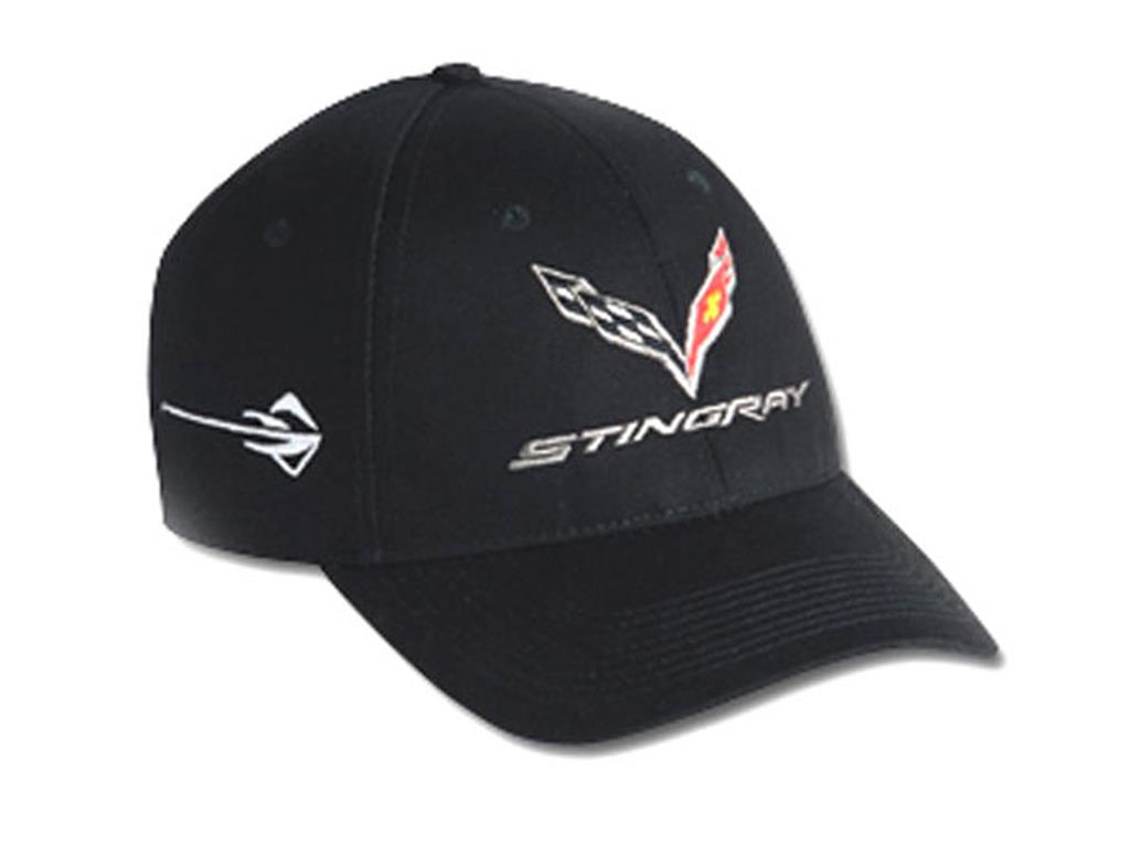 Black C7 Stingray Twill Hat *Discontinued*