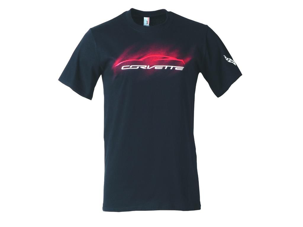 Red Mist T-Shirt With C7 Corvette