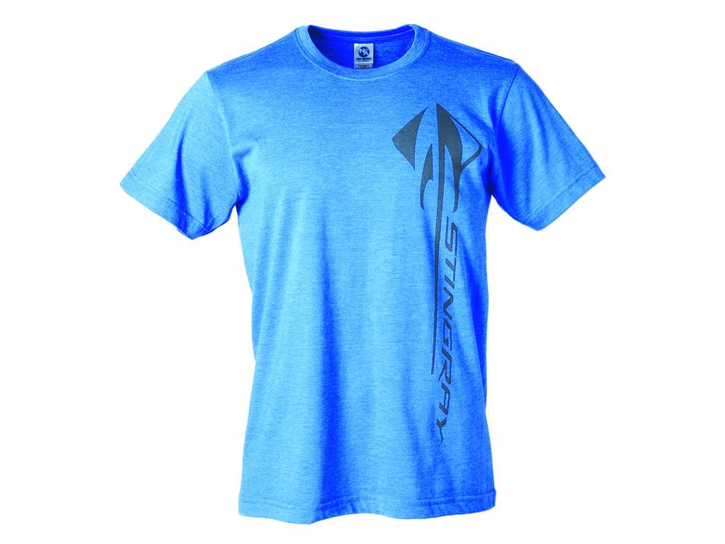 C7 Stingray Vertical Royal Blue T-Shirt