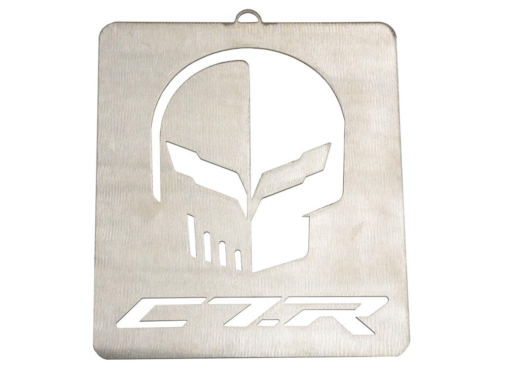Ornament C7R Corvette Brushed Metal by CarArtWork