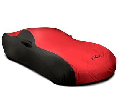 2015-2019 Black And Red Stormproof Z06 Grand Sport Car Cover