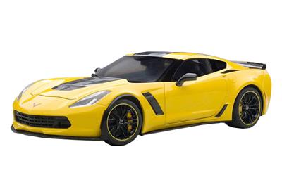 C7R Edition Yellow Coupe Diecast / Composite 1/18th Scale Car