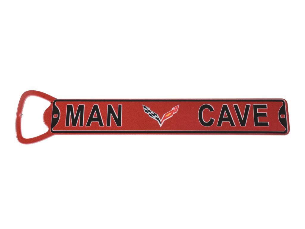 C7 Man Cave 7" Metal Bottle Opener