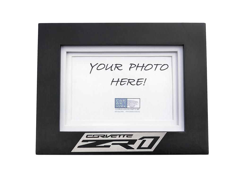 2019 Corvette CarArtWork Blackwood Picture Frame With C7 ZR1