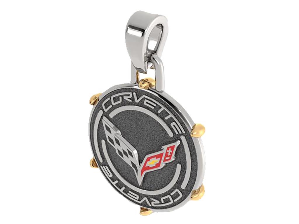 C7 Emblem Gold & Silver Amulet / Pendant (ND)