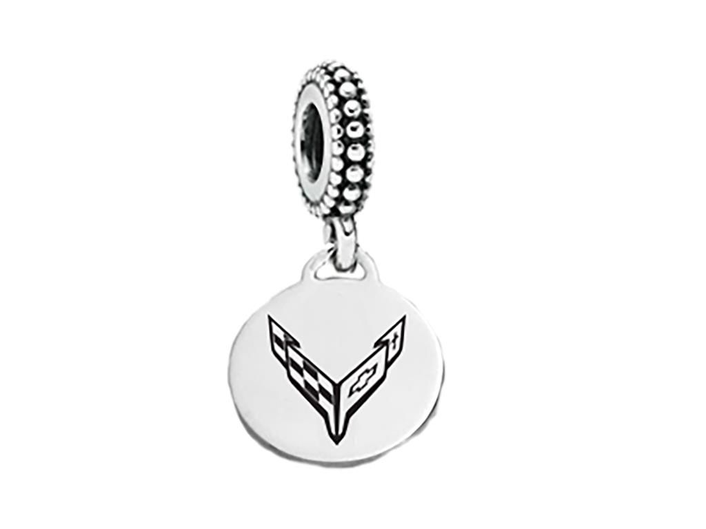 C8 Emblem Pandora Style Bead