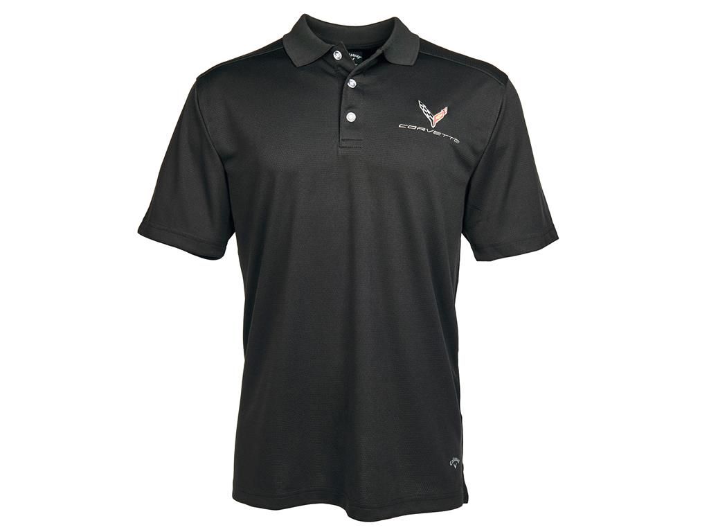 Polo Shirt C8 Corvette Men’s Callaway Black