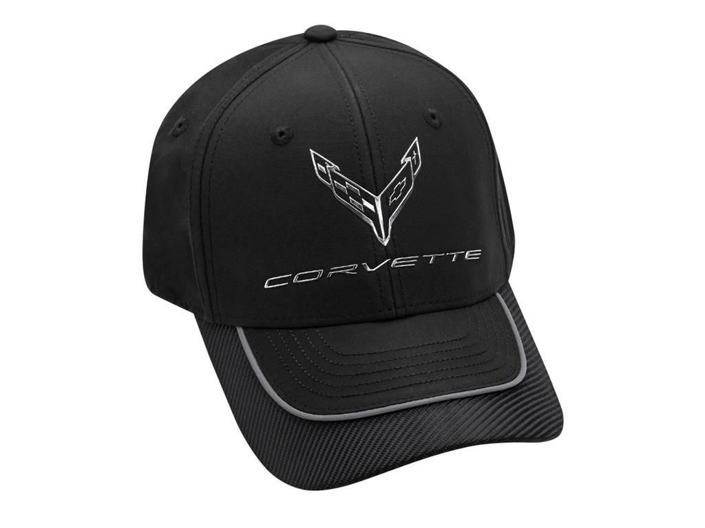 Black Hat With C8 Liquid Metal Logo