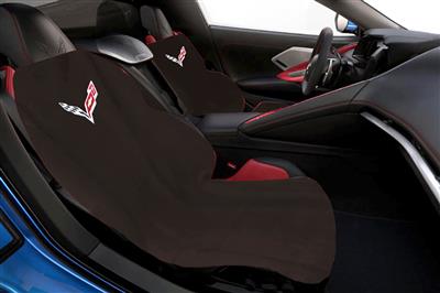 2020-2024 Seat Armour / Savers Black with C8 Logo
