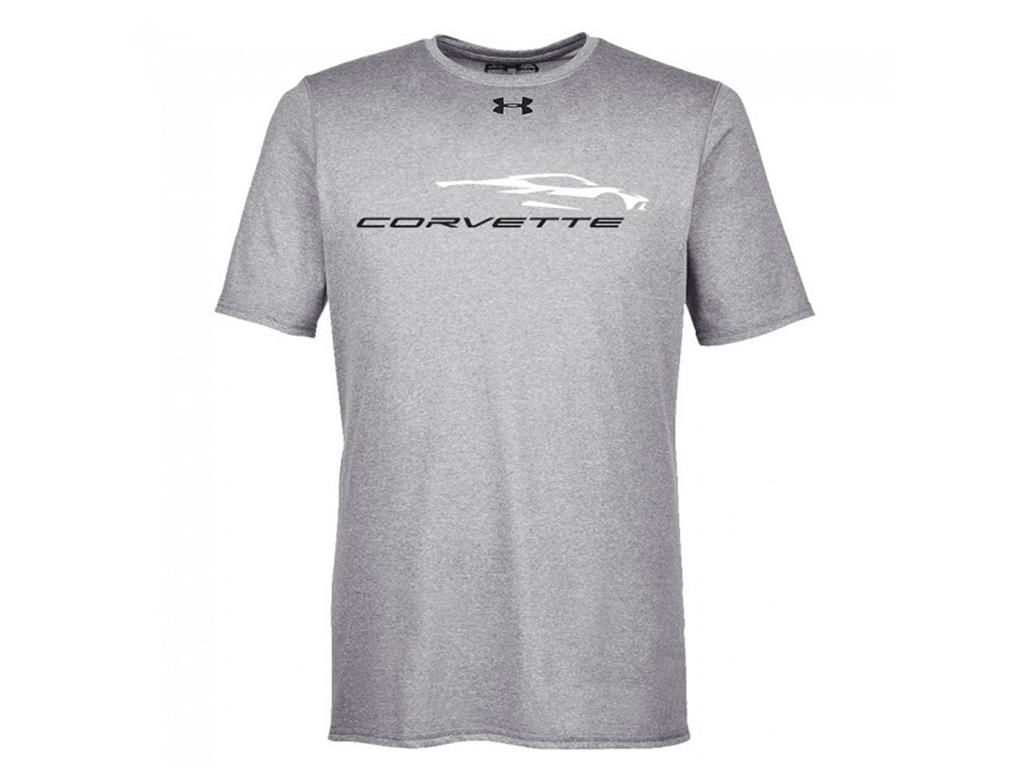 T-Shirt C8 Corvette Car Gesture Under Armour