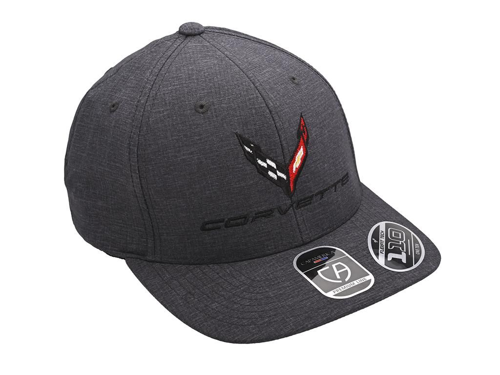 C8 Premium Dark Gray /Charcoal Heather Flex Hat *Clearance* "USE 108981"