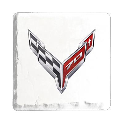 70th Anniversary Stone Tile Coaster