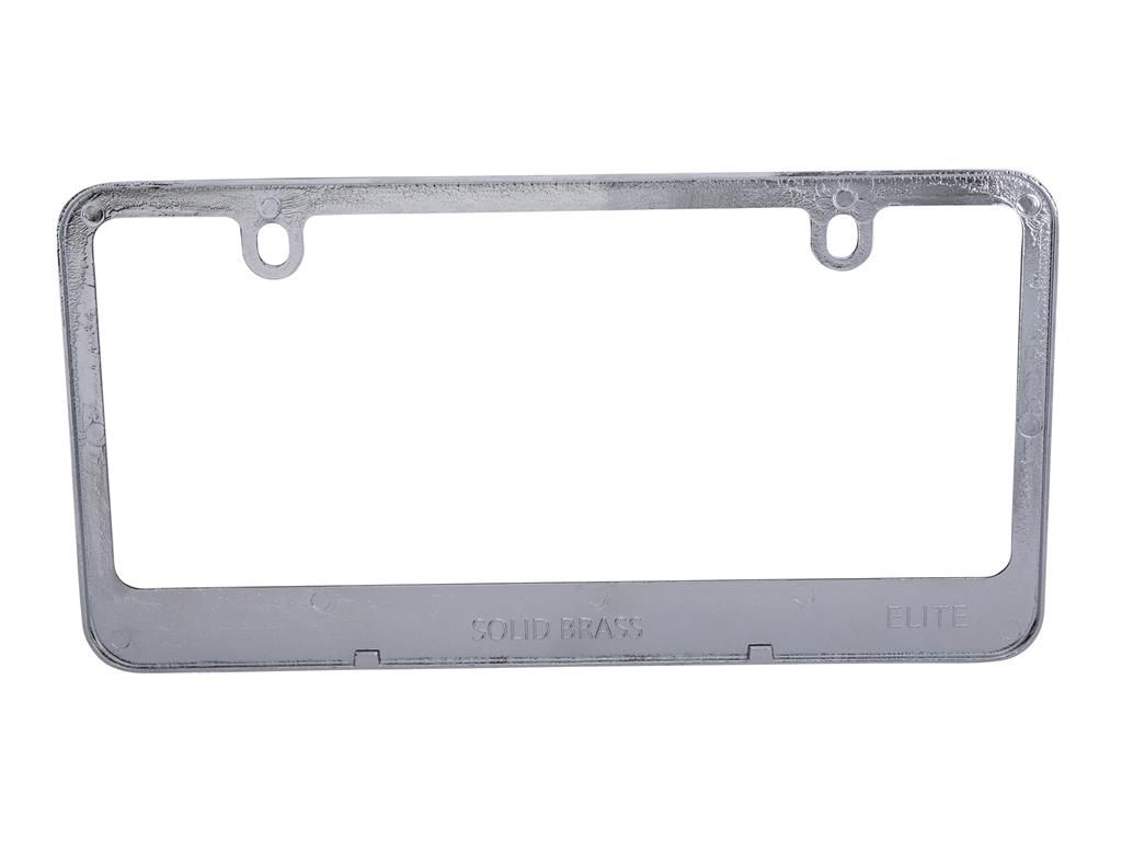2020-2025 License Plate Frame / Bezel - C8 Logo - Chrome
