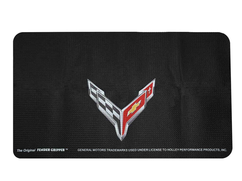 Black Fender Gripper Cover With C8 Logo