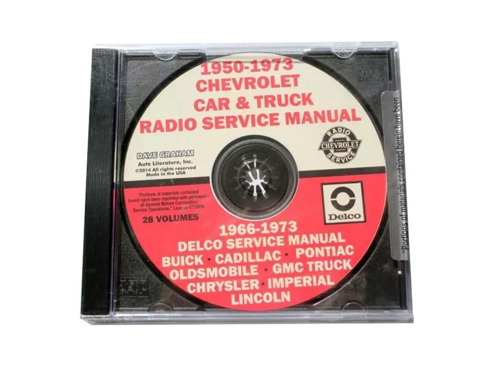 1953-1973 Chevy Corvette Radio Service Manuals