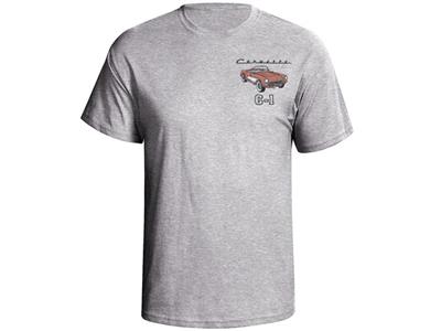 56-57 T-shirt - Gray With Your Car Exterior Interior And Cove Colors