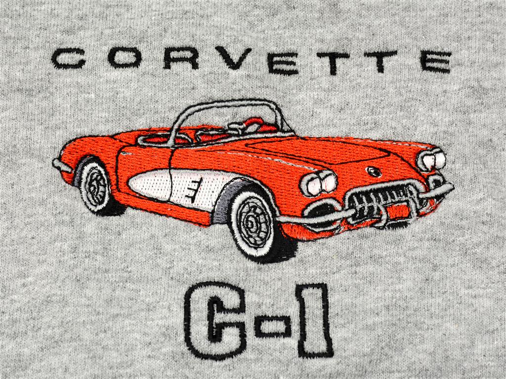 58-60 T-shirt - Gray With Your Car Exterior Interior And Cove Colors