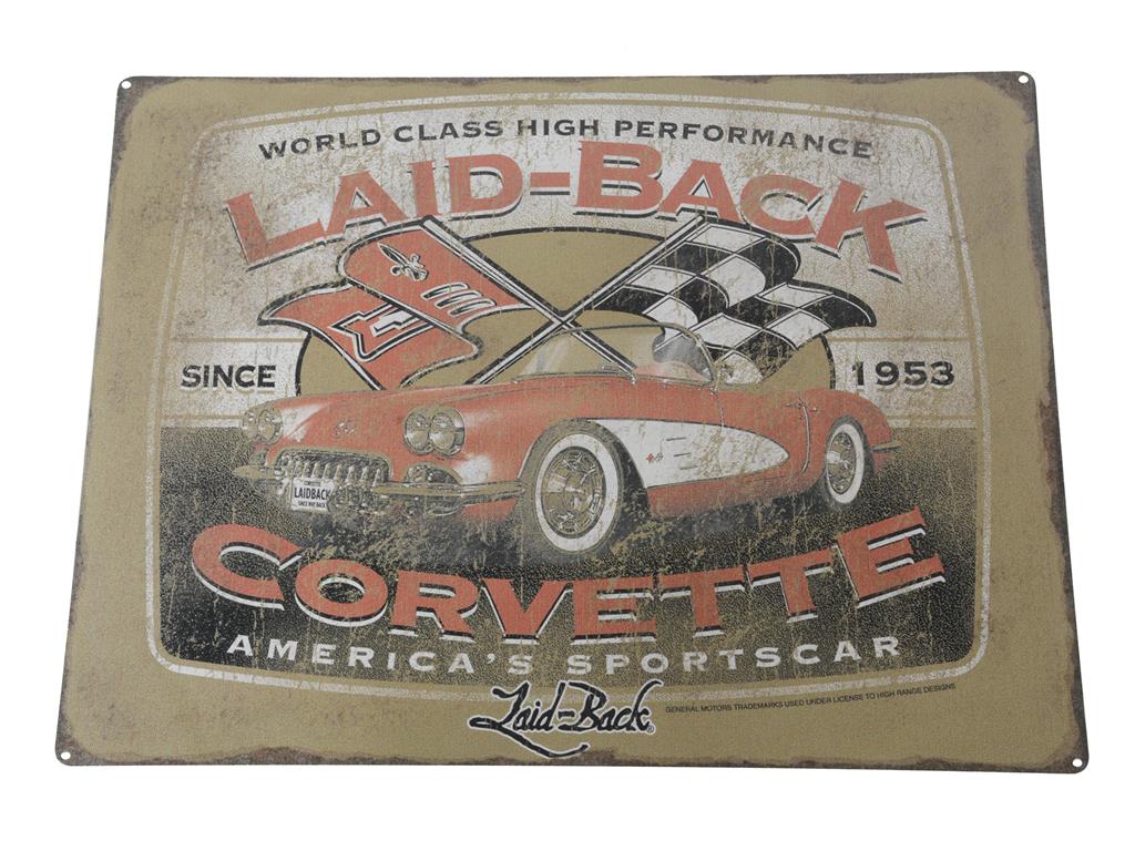 Laid Back Since 1953 Metal Sign