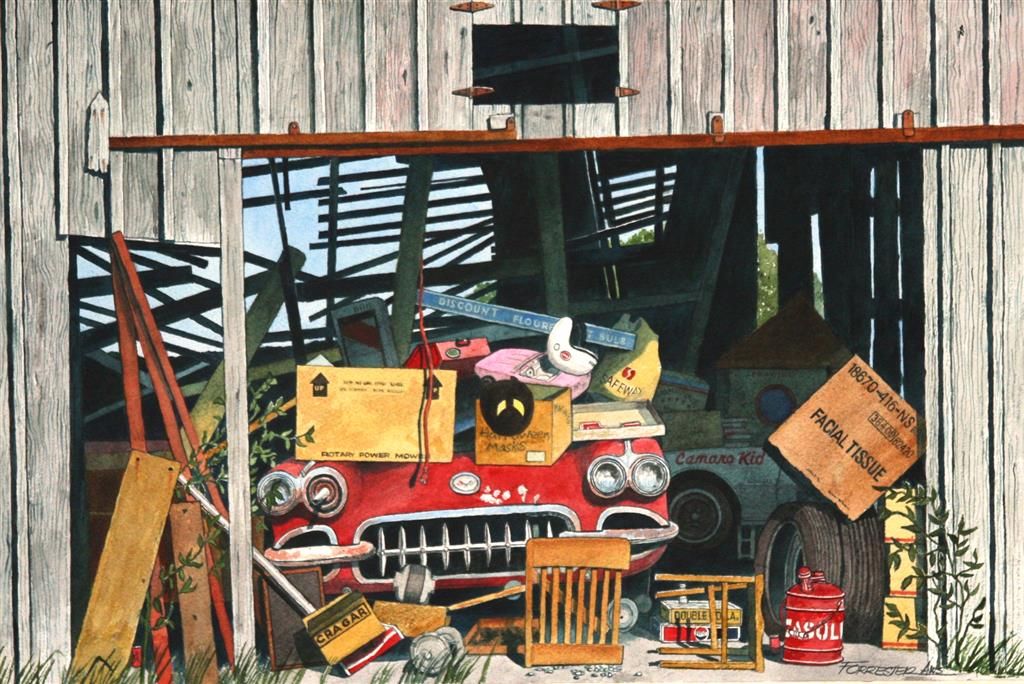 Buried 11" X 17" Print By Dana Forrester