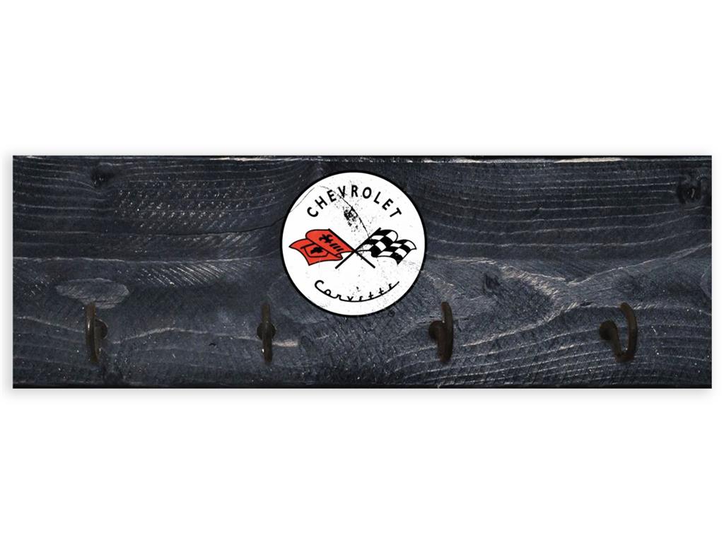 C1 Corvette Wooden MDF Key Rack