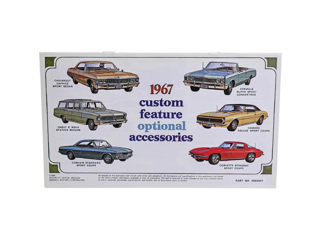 1967 Corvette Accessory Book