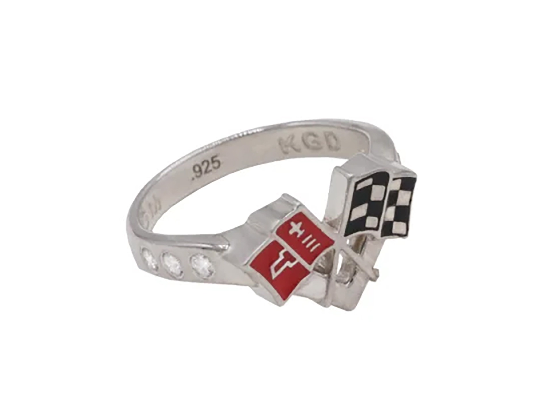 C2 Ladies Sterling Silver Gemstone Ring