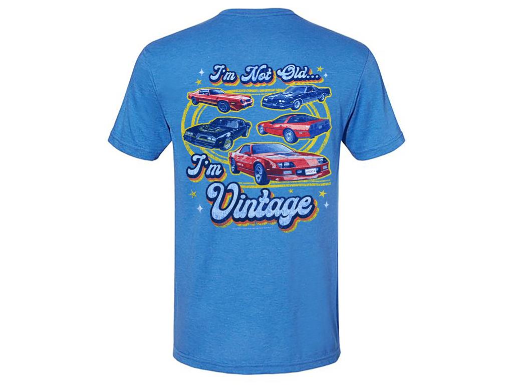 I'm not Old I'm Vintage Blue Chevrolet T-Shirt *Specify Size*