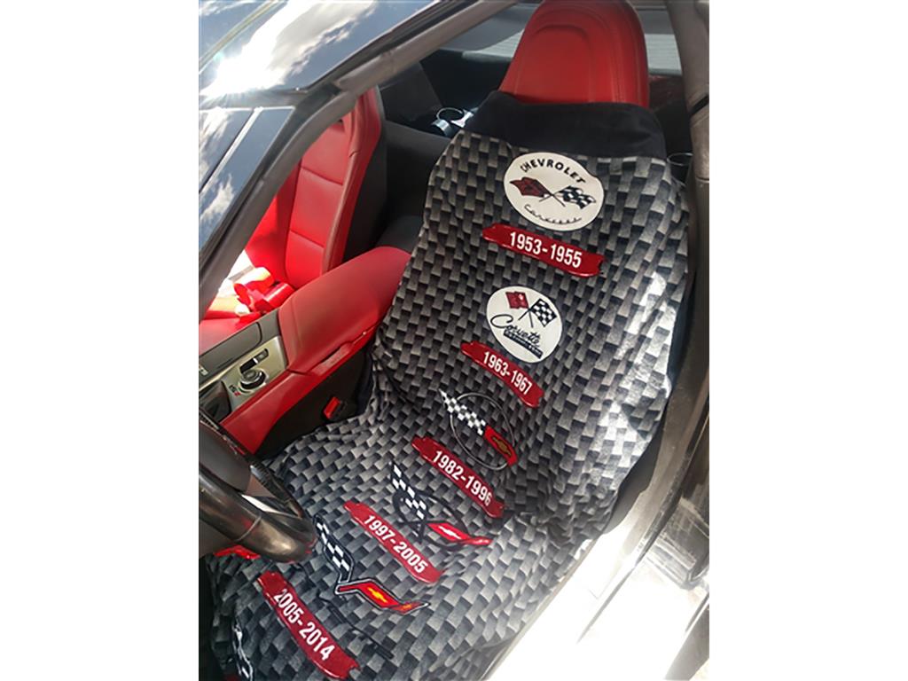 Corvette Emblem Collage 34" x 62" Towel2GO