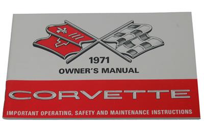 71 Owners Manual - Quality Reprints!