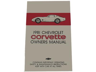 81-82 Owners Manual Year: 1981