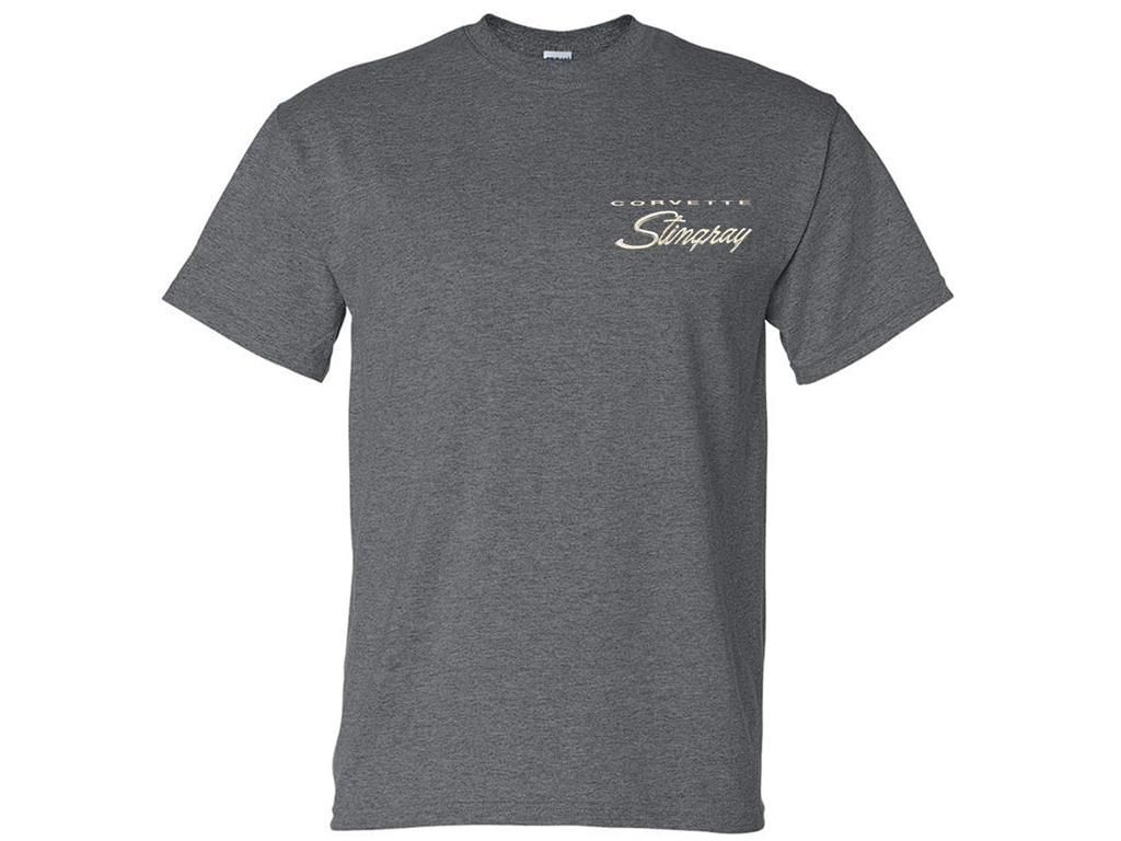 T-Shirt 68-72 C3 Corvette Stingray Garage Gray