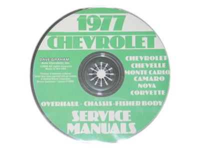 68-82 Shop/Service Manual on CD Year: 1977