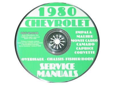 68-82 Shop/Service Manual on CD Year: 1980