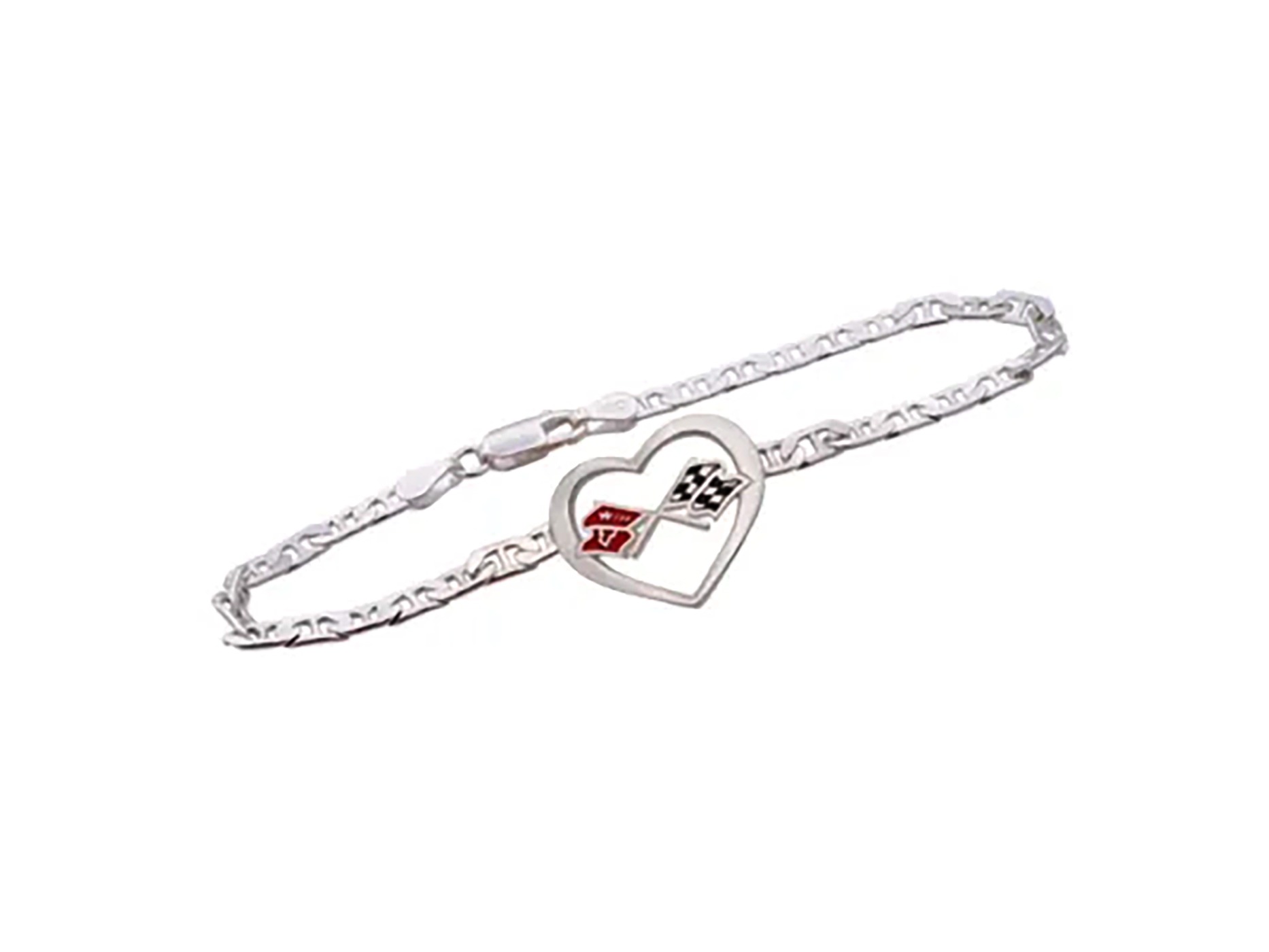 C3 Heart Bracelet - Sterling Silver