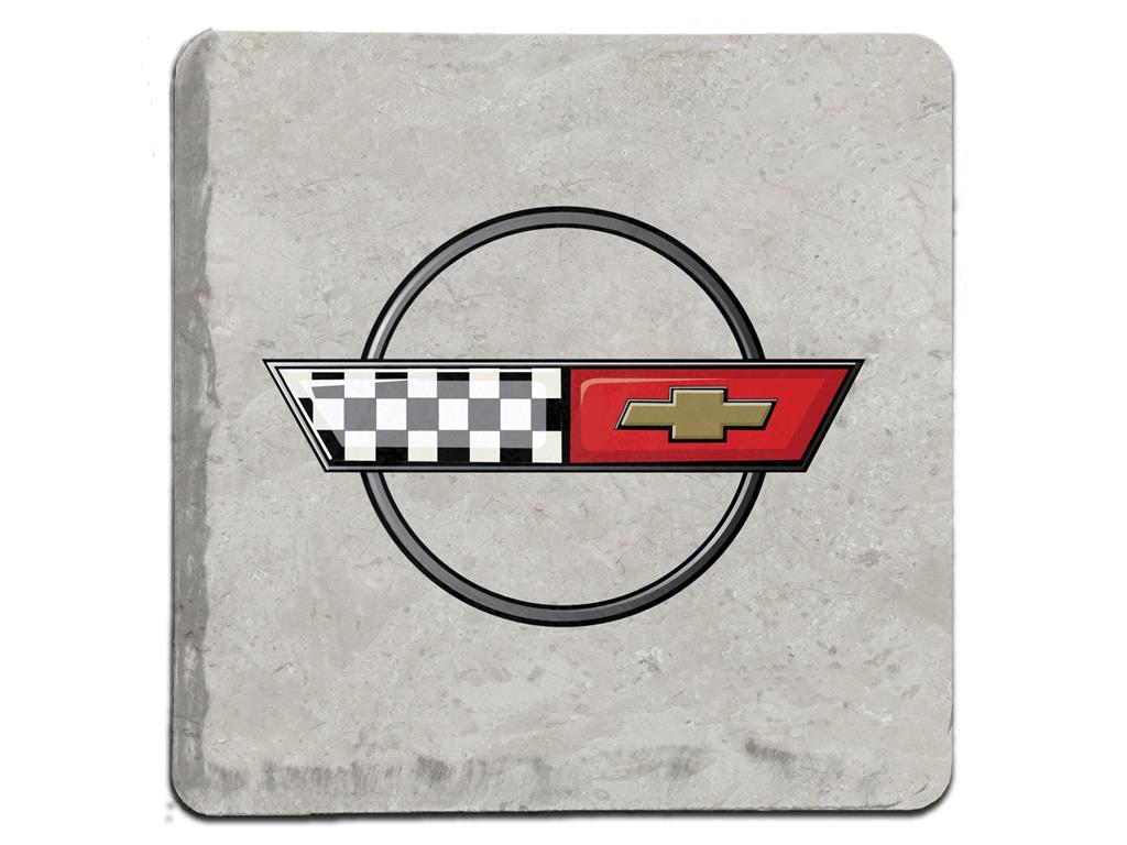 C4 Logo Stone Tile Coasters