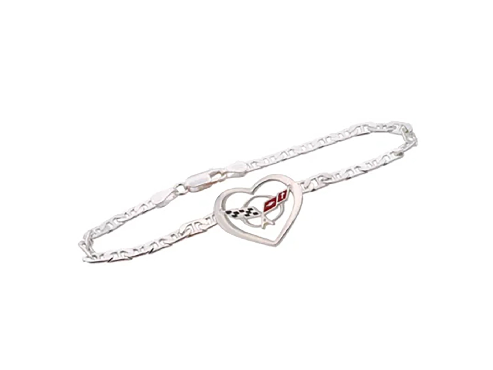 C5 Heart Bracelet - Sterling Silver