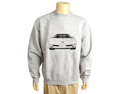 97-04 Sweatshirt Front End Coupe Outlined Design (ND)