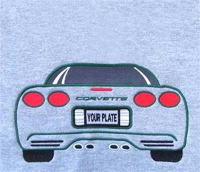 97-04 Sweatshirt Rear End Coupe Outline Design (ND)