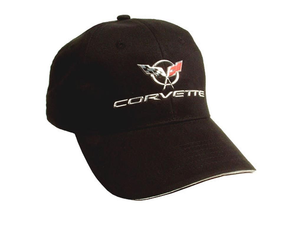 Black Hat With C5 Liquid Metal Logo