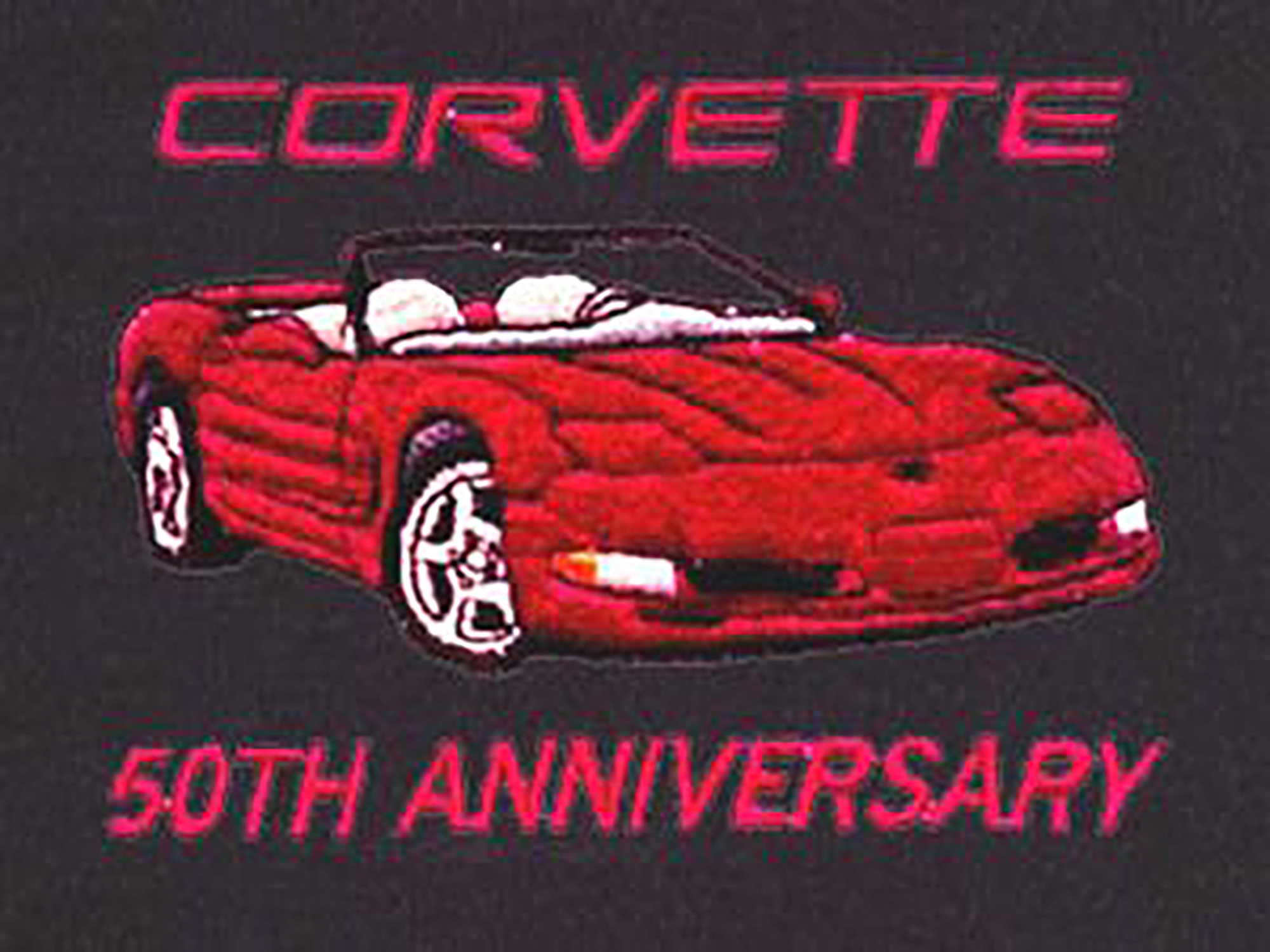 03 T-shirt - Black With 50th Anniversary Convertible