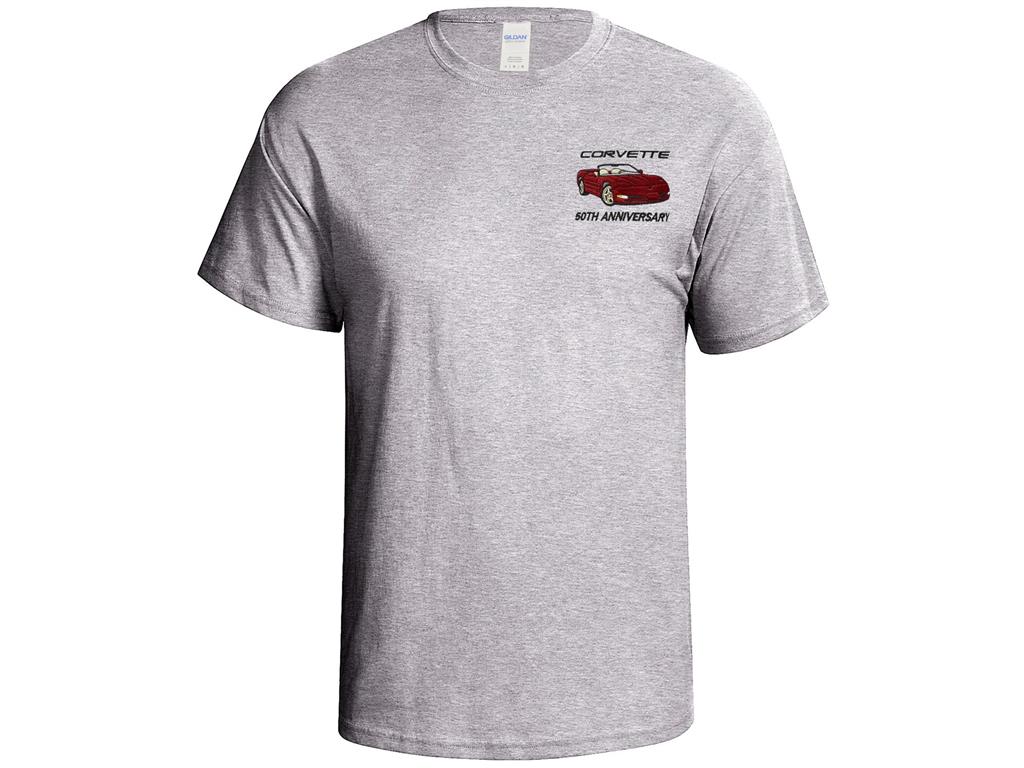 03 T-shirt - Gray With 50th Anniversary Convertible