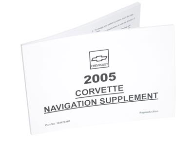 2005 Navigation System Owners Manual (ND)