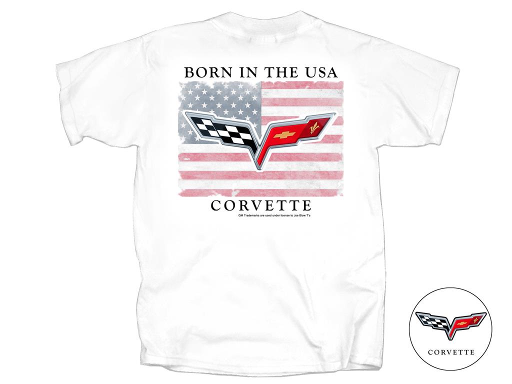 T - Shirt - White With Born In The USA*Clearance*