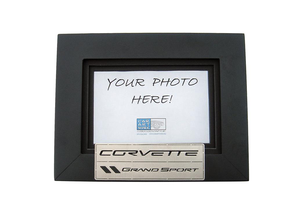 2010-2013 Corvette CarArtWork Blackwood Picture Frame w/C6 Grand Sport