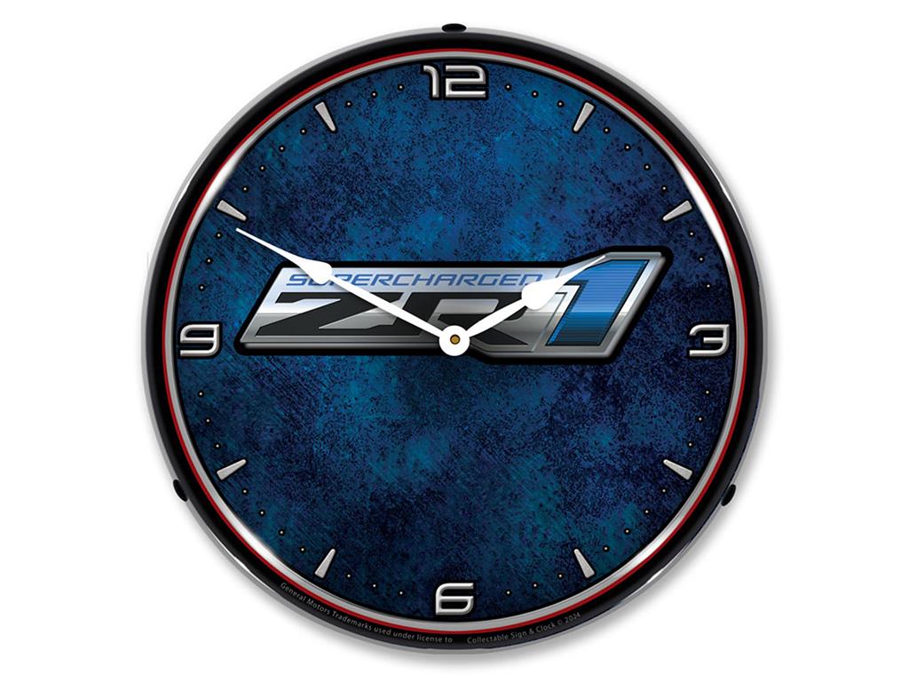 C6 Corvette ZR1 Backlit Lighted Clock
