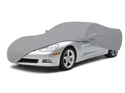 10-13 Car Cover - Mosom Plus Gray Grand Sport Convertible With Embroidered Logos
